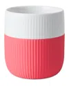 Royal Copenhagen Fluted Contrast Hibiscus Mug