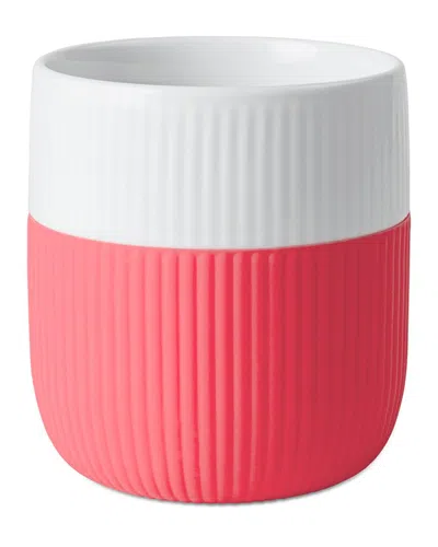 Royal Copenhagen Fluted Contrast Hibiscus Mug In Pink