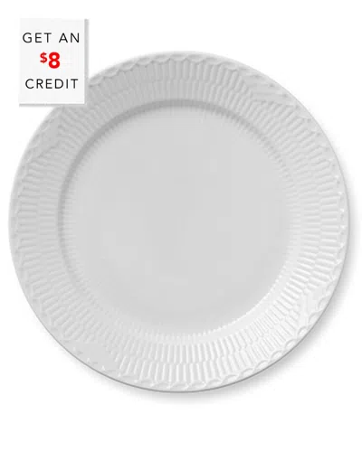 Royal Copenhagen Fluted Half Lace Dinner Platewith $8 Credit In White