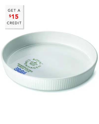 Royal Copenhagen Fluted Ovenwarewith $15 Credit In White
