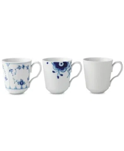 ROYAL COPENHAGEN GIFTS WITH HISTORY MUGS, SET OF 3