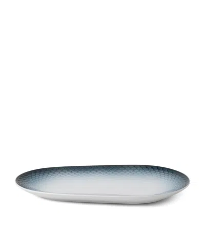 Royal Copenhagen Hav Serving Dish In Blue