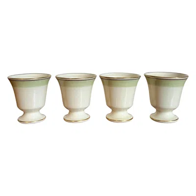 Pre-owned Royal Copenhagen Mid Century Danish Modern Porcelain  Egg Cups Denmark In Sand