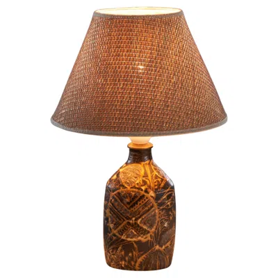 Pre-owned Royal Copenhagen Nils Thorsson 'baca' Table Lamp For  Denmark 1960s In Brown