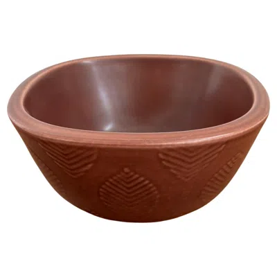 Pre-owned Royal Copenhagen Nils Thorsson Scandinavian Marselis Ceramic Bowl For Royal Copenaghen, 1950s In Brown
