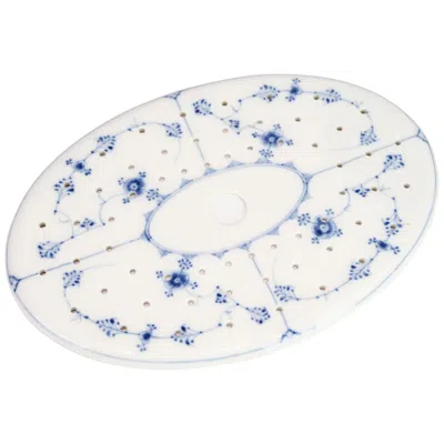 Pre-owned Royal Copenhagen Oval Fisherman Plate Dec. 1/110 By  In Gray