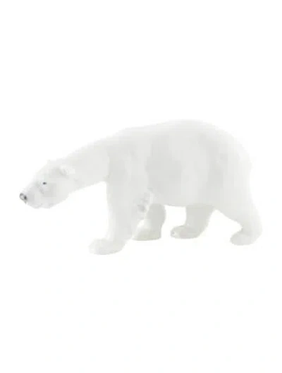Pre-owned Royal Copenhagen Polar Bear Figurine In Grey