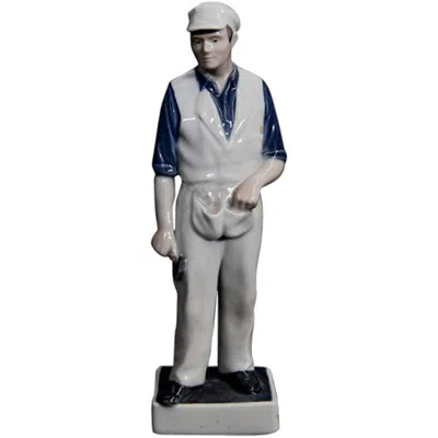 Pre-owned Royal Copenhagen Porcelain Figurine  In Gray