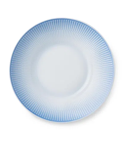 Royal Copenhagen Porcelain Iris Deep Plate In Blue