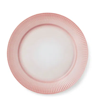 Royal Copenhagen Porcelain Iris Plate In Pink