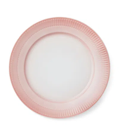 Royal Copenhagen Porcelain Iris Plate In Pink