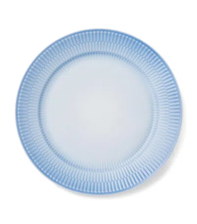 Royal Copenhagen Porcelain Iris Plate In Blue