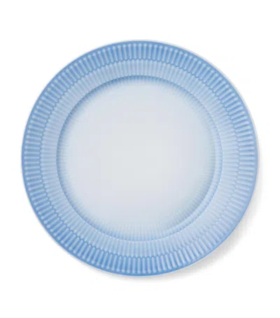 Royal Copenhagen Porcelain Iris Plate In Blue
