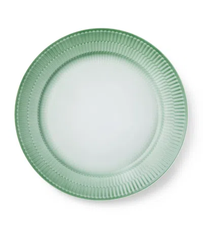 Royal Copenhagen Porcelain Iris Plate In Green