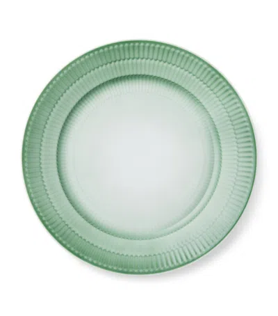 Royal Copenhagen Porcelain Iris Plate In Green