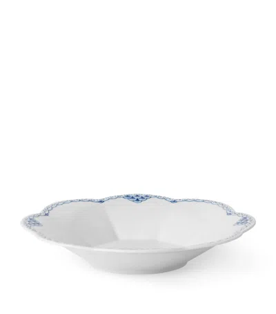Royal Copenhagen Porcelain Princess Petal Bowl In White