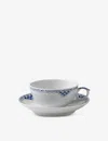 Royal Copenhagen Princess Hand-painted Porcelain Cup And Saucer Set