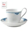 Royal Copenhagen Princess High Handle Cup & Saucer