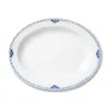 Royal Copenhagen 14.25in Princess Oval Large Platter In Blue/white