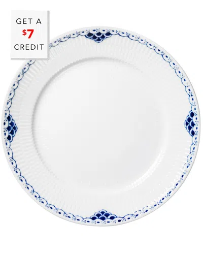 Royal Copenhagen Princess Salad Platewith $7 Credit In White