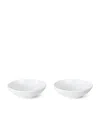 Royal Copenhagen Set Of 2 Fluted Bowls In White