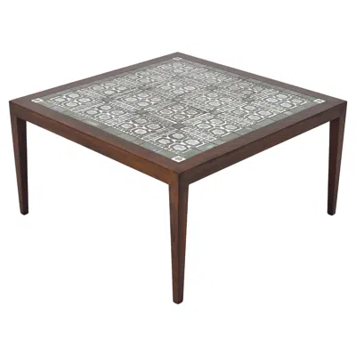 Pre-owned Royal Copenhagen Severin Hansen Table With  Tile Top In Brown
