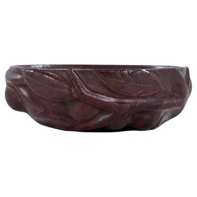 Pre-owned Royal Copenhagen Stoneware Bowl In Oxblood Glaze By Axel Salto In Red