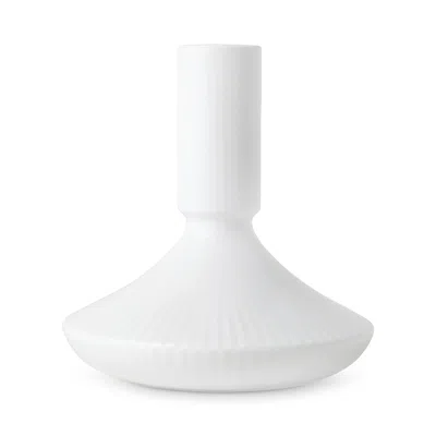 Royal Copenhagen White Fluted 4.8 Candlestick