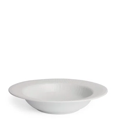 Royal Copenhagen White Fluted Deep Plate
