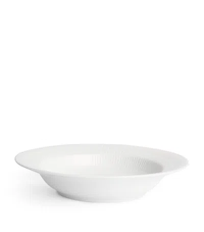 Royal Copenhagen White Fluted Deep Plate