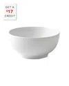 Royal Copenhagen White Fluted Half Lace Bowl