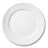 Royal Copenhagen White Fluted Half Lace Dinner Plate In White