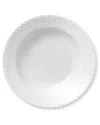 Royal Copenhagen White Fluted Half Lace Soup Plate