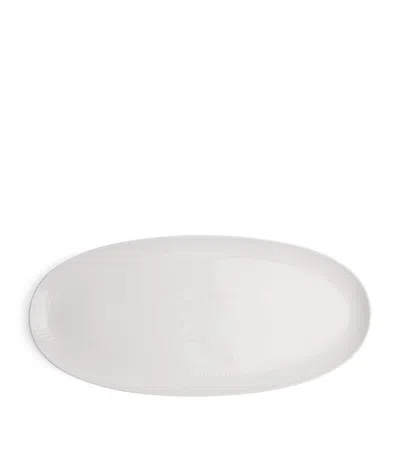 Royal Copenhagen White Fluted Long Oval Dish
