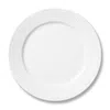 Royal Copenhagen White Fluted Plain Dinner Plate In White