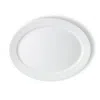 Royal Copenhagen White Fluted Plain Oval Platter In White