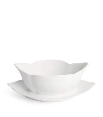 Royal Copenhagen White Fluted Sauce Boat
