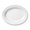 Royal Copenhagen White Half Lace Platter In White