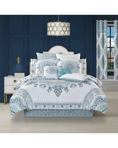 Royal Court Afton Comforter Set In Blue