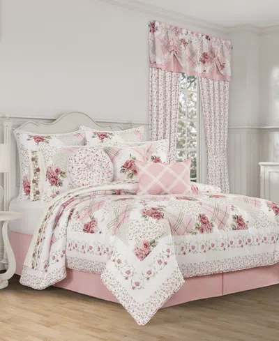 Royal Court Bungalow 4-pc. Comforter Set, Full In Rose