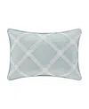 Royal Court Bungalow Boudoir Decorative Pillow, 13" X 19" In Spa