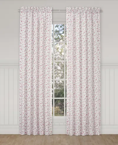 Royal Court Bungalow Window Panel Pair, 41 X 84" In Rose
