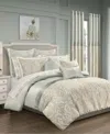Royal Court Calmfield Damask 3-pc. Comforter Set, Full/queen In Multi