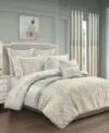 Royal Court Calmfield Damask Comforter Sets In Multi