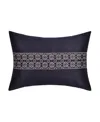 Royal Court Carlisle Boudoir Decorative Pillow, 11" X 20" In Blue