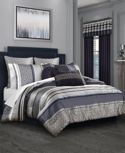 Royal Court Carlisle Foulard 3-pc. Comforter Set, King/california King In Multi