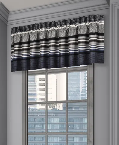 Royal Court Carlisle Window Straight Valance, 18" X 88" In Multi