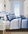Royal Court Carson Multi-stripe 2-pc. Quilt Set, Twin/twin Xl In Blue