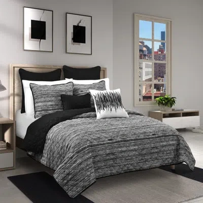 Royal Court Dalton 2pc. Quilt Set Black
