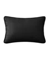 Royal Court Dalton Boudoir Decorative Pillow, 13" X 19" In Black
